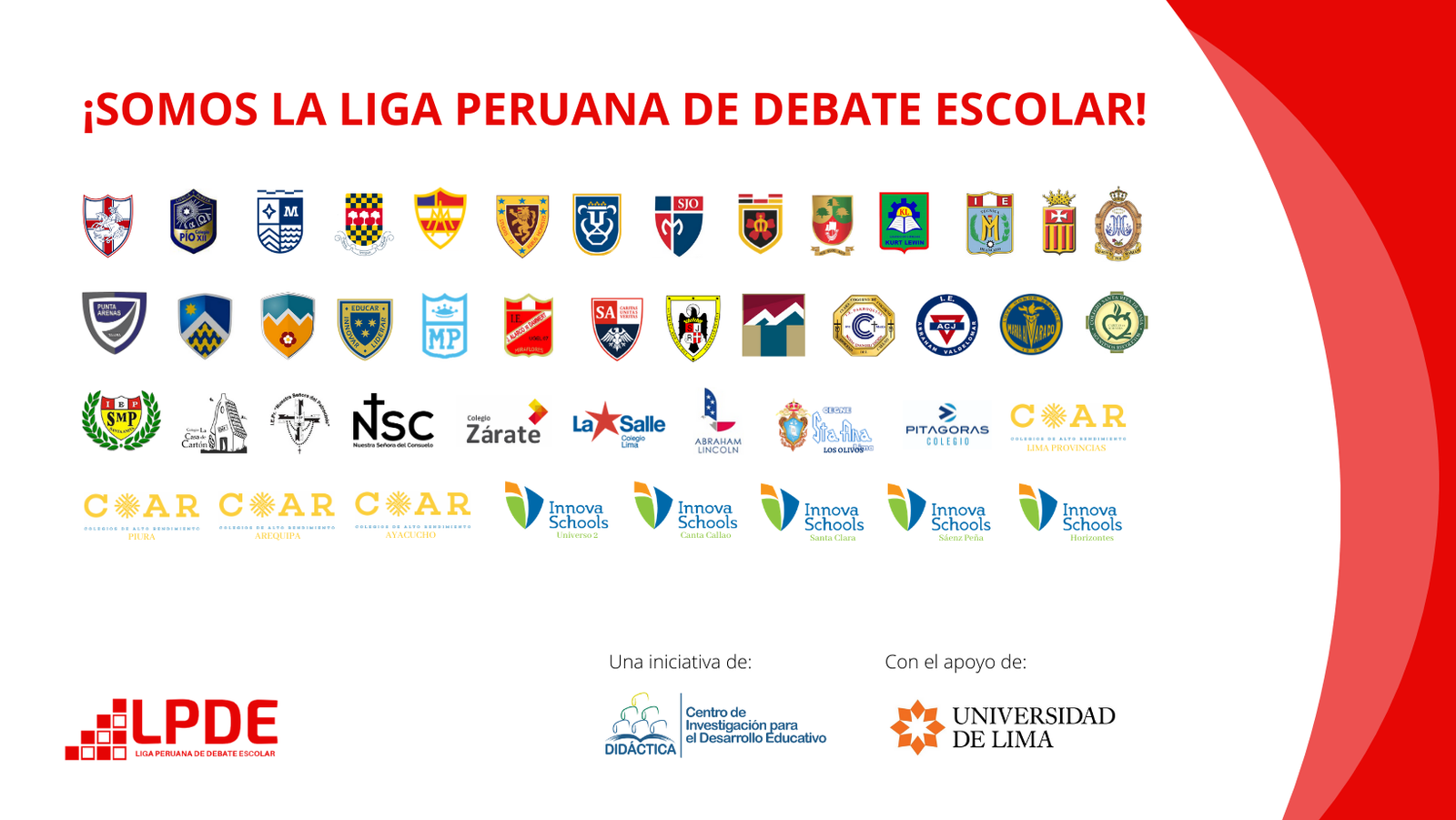 ¡SOMOS LA LIGA PERUANA DE DEBATE ESCOLAR!