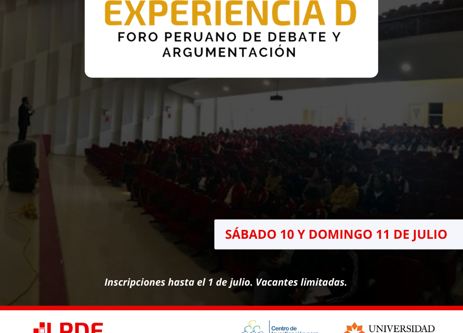 LPDE: Les invitamos a participar en la 4ta edición de Experiencia D